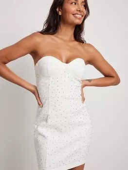 Платье NA-KD, белый