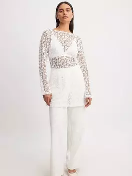 Платье NA-KD, белый