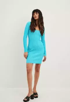 Платье NA-KD, бирюзовый