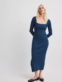 Платье NA-KD Dress, синий