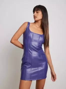 Платье NA-KD, фиолетовый