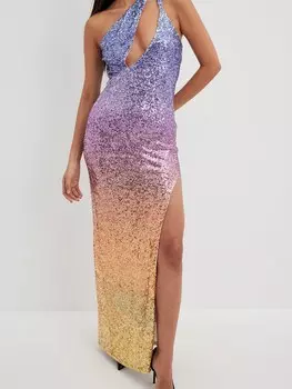 Платье NA-KD, фиолетовый