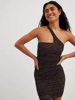 Платье NA-KD, коричневый