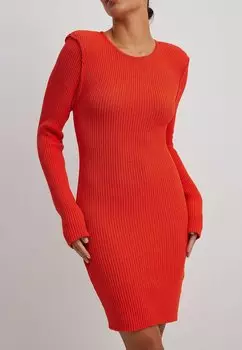 Платье NA-KD, оранжевое