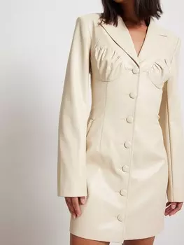 Платье NA-KD, песок