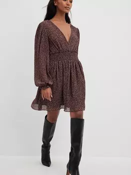 Платье NA-KD, темно-розовый