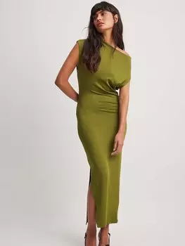 Платье NA-KD, зеленый