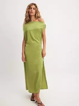 Платье NA-KD, зеленый