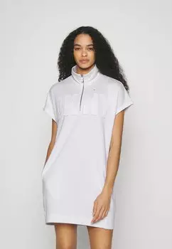 Платье на молнии DKNY, белый