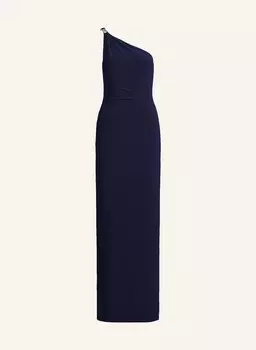 Платье на одно плечо LAUREN RALPH LAUREN, темно-синий
