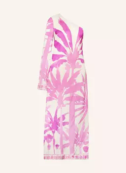 Платье на одно плечо luana из атласа Fabienne Chapot, розовый