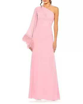 платье на одно плечо Mac Duggal