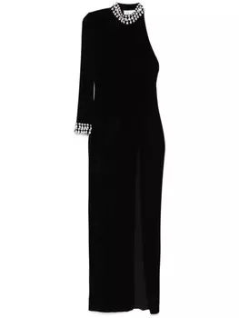 Платье на одно плечо NISSA, черный