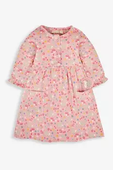 Платье на пуговицах для девочки JoJo Maman Bb, розовый
