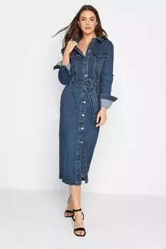 Платье на пуговицах Long Tall Sally, синий