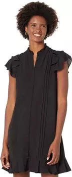 Платье на пуговицах спереди CeCe, цвет Rich Black