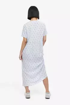 Платье на пуговицах спереди H&M, синий