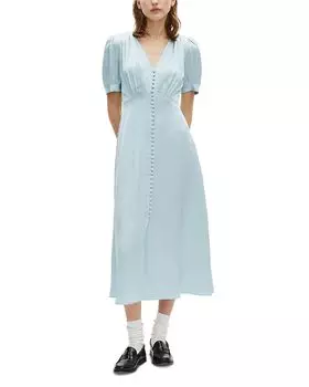 Платье на пуговицах The Kooples, синий