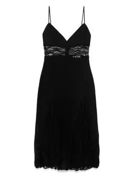 Платье на тонких бретельках NISSA, черный