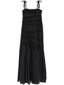 Платье на тонких бретельках Tory Burch, черный