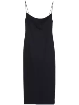 Платье на тонких бретелях Carven, черный