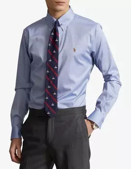Платье на заказ, рубашка с длинными рукавами Polo Ralph Lauren, синий
