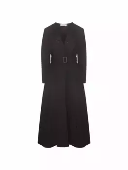 Платье на запах с бисером Fem Kazakhstan, черный