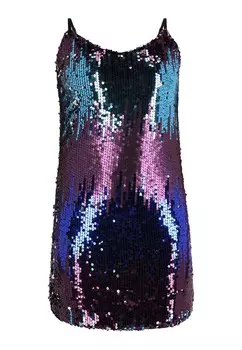 Платье NAEMI, цвет Turquoise/Royal blue