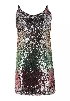 Платье NAEMI, разноцветный