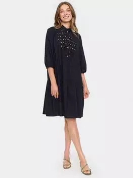 Платье-нагрудник fraja спереди Saint Tropez, цвет Night Sky