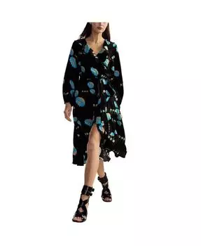 Платье-накидка Eve Cynthia Rowley, черный