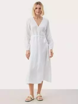 Платье-накидка из чистого льна elinora Part Two, цвет Bright White
