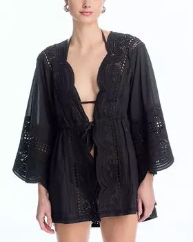 Платье-накидка Leilanni Ramy Brook, черный