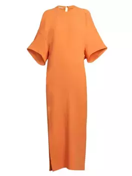 Платье-накидка-макси Stella Mccartney, цвет bright orange