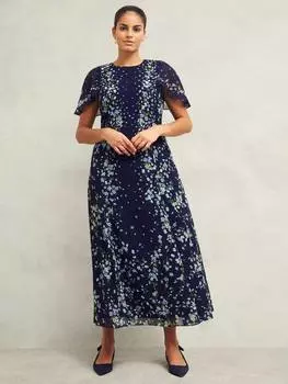 Платье-накидка rosella Hobbs, цвет Midnight/Multi