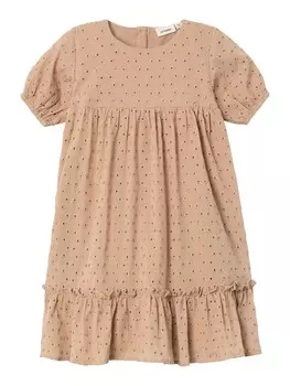 Платье NAME IT Dress, коричневый