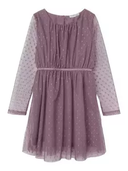 Платье NAME IT Dress NKFVabos, сиреневый