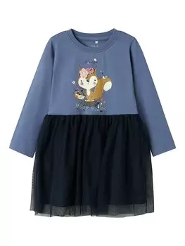 Платье name it Kleid Ohfelia, синий