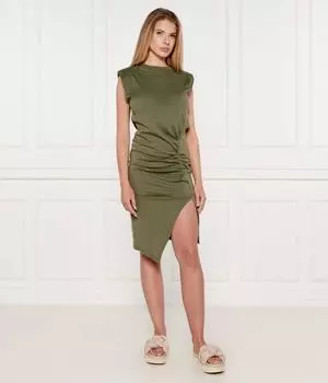 Платье намибх Pinko, хаки
