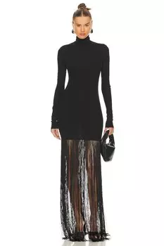 Платье Nanushka Hazina, черный