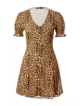 Платье Nasty Gal, цвет Cognac