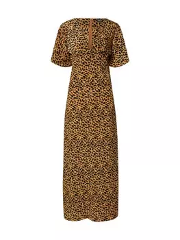 Платье Nasty Gal, коньяк