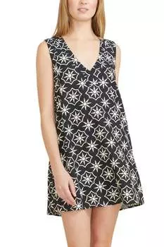 Платье Наталия в черном/кремовом цвете Sitano