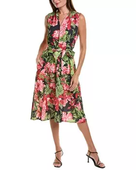 Платье Natori Passion с пионами, черный