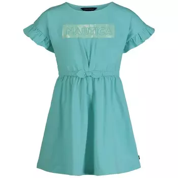 Платье Nautica с рюшами для девочек (7–16 лет), цвет Peacoat