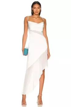 Платье NBD Delfino Slip, слоновая кость