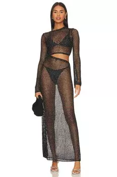 Платье NBD Lo Sequin, черный