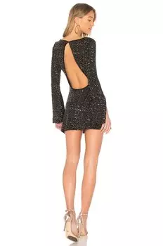 Платье NBD Smyth, цвет Black & Brass