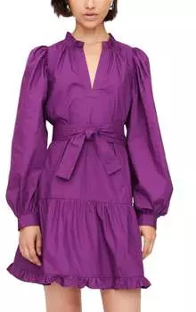 Платье Nella в цвете сливовый фиолетовый Marie Oliver