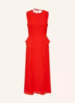 Платье нелли с воланами Whistles, красный